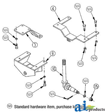 A-3034 Spindle, (check dimensions) PN: 3034