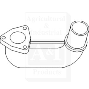 A-3300940M1 Elbow, Exhaust PN: 3300940M1