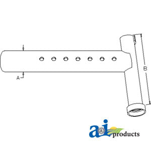 A-397059R91 Knee Extension, Row Crop PN: 397059R91