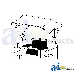 A-6A235 Replacement Cover, 3 Bow (48