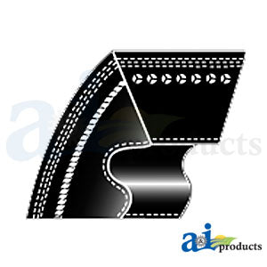 A-AX85 Cogged Classical V-Belt (1/2