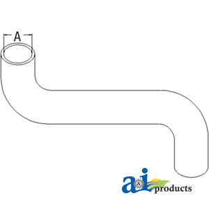 A-CTJ2033 Hose, Top Radiator PN: CTJ2033