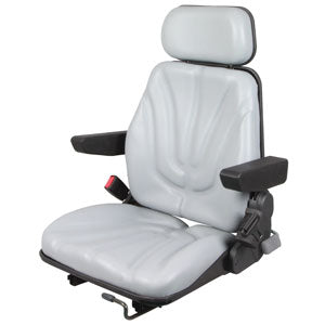 A-F10ST2005 F10 Series gray vinyl seat / slide tracks / armrests / headrest / OPS / seat belt PN: F10ST2005
