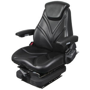 A-F20M5115 Seat, F20 Series, Low Pro Mechanical Suspension, Black Vinyl PN: F20M5115