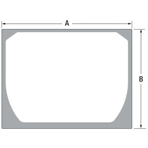 A-FYA00001497 Glass, Rear Window PN: FYA00001497