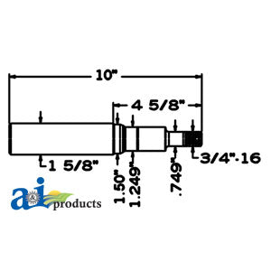 A-SP1650 Spindle F/ HS150045 & HS16505S55 PN: SP1650