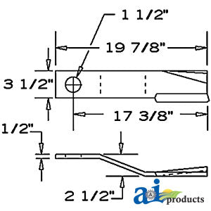 A-00753841 Blade, Rotary Cutter, CW, Suction PN: 00753841