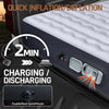 Truck Bed Air Mattress For 6.0-6.5ft Full-size Short Beds Built-In  Air Pump