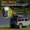 Rooftop Tent 140cm, Aluminum Folding Rooftop Tent  Camping Waterproof Windproof