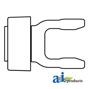 A-W380908-A Tractor Yoke, Splined 1 3/8