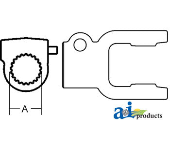 A-63420BH QD Yoke PN: 63420BH
