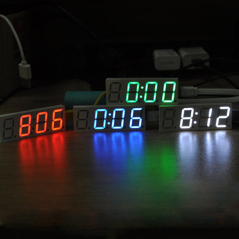Automotive Car Clock Digital Digital Tube Single Chip Microcomputer