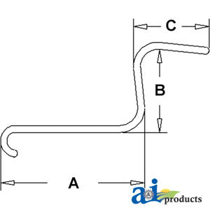 A-BE1RT Rake Tooth PN: BE1RT