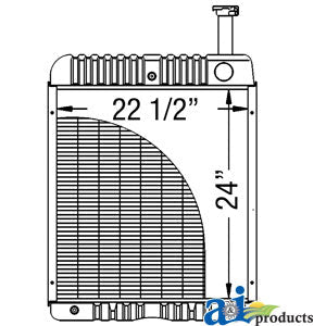 A-71611C1 Radiator PN: 71611C1