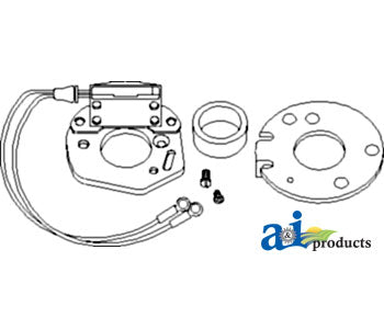 A-1247P6 Ignitor Kit, 6 Volt, Positive Ground PN: 1247P6