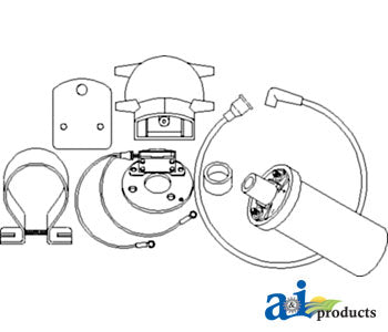 A-1247XT Ignitor & Coil Conversion Kit, 12 Volt, Negative Ground PN: 1247XT