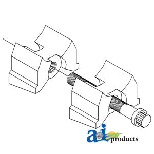 A-1287801C91 Wedge Kit, Rear Wheel (3.25