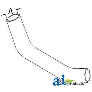 A-1289072C1 Radiator Hose, Upper PN: 1289072C1