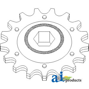 A-1319759C1 Sprocket, Idler, Clean Grain Elevator PN: 1319759C1