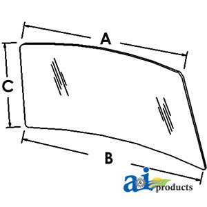 A-1340195C1 Glass, Windshield PN: 1340195C1