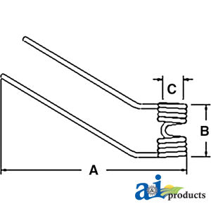 A-1407 Tedder Tooth PN: 1407