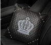 Automotive Interior Dad Diamond Crown Headrest Pillow