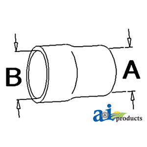 A-163362A Radiator Hose, Lower PN: 163362A