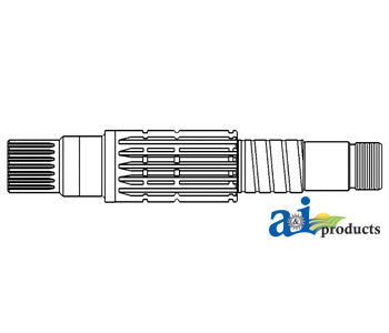 A-163981A Input Shaft, Transmission PN: 163981A