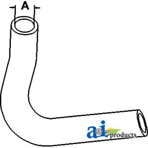 A-16541-72850 Radiator Hose, Lower PN: 16541-72850