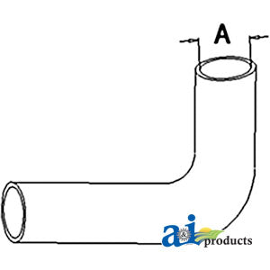 A-166288A Radiator Hose, Upper PN: 166288A