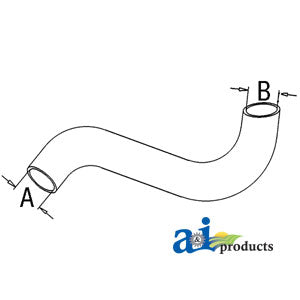 A-1669806M1 Radiator Hose, Bottom PN: 1669806M1