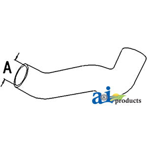 A-168687A Radiator Hose, Upper PN: 168687A
