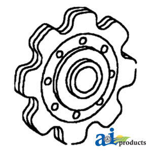 A-1689940W1 Sprocket, Idler PN: 1689940W1