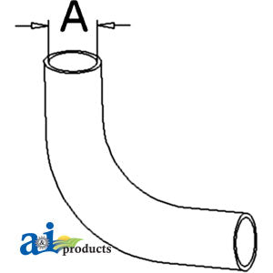 A-1692870M1 Radiator Hose, Bottom PN: 1692870M1