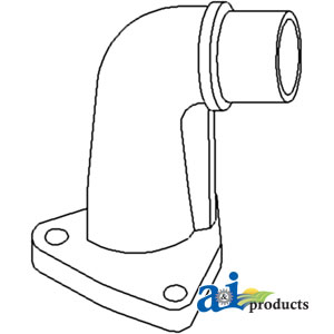 Elbow, Exhaust (90 ) 1693855M1 A&I Part No: A-1693855M1