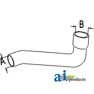 A-1695564M1 Radiator Hose, Bottom PN: 1695564M1