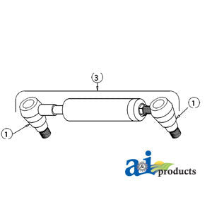 A-1033035M91 Male Ball Joint End (Ref. 1) PN: 1033035M91
