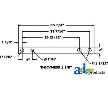 A-184611M1 Drawbar, Economy PN: 184611M1