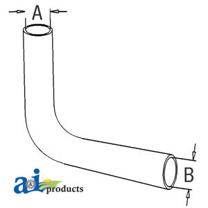A-1860374M2 Radiator Hose, Lower PN: 1860374M2