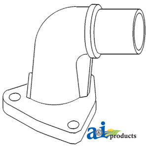 A-1862807M1 Elbow, Exhaust (90?) PN: 1862807M1