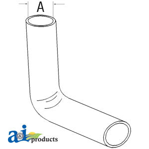 A-186968M1 Radiator Hose, Lower PN: 186968M1