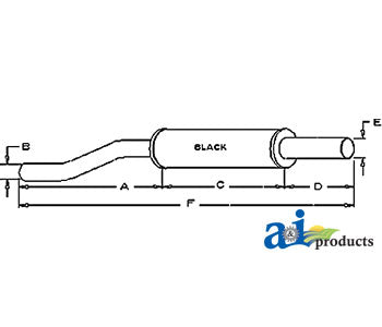 A-187269M91 Muffler PN: 187269M91