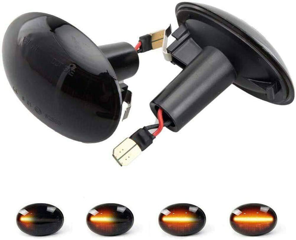 Sequential LED Fender Side Marker Light Amber Lamp For MINI Cooper R55 R56 R57