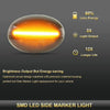 Sequential LED Fender Side Marker Light Amber Lamp For MINI Cooper R55 R56 R57