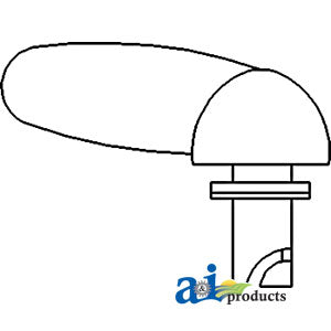 A-1888296M91 Handle, Hood PN: 1888296M91