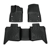 All-Weather TPE Front And Rear Row Floor Liners Floor Mats Fit For Toyota Tundra