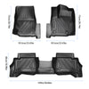 All Weather TPE Floor Liner Floor Mats Compatible With Tacoma 2024