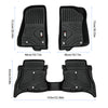 Durable TPE ECO Car Floor Mat Compatible With Jeep Wrangler JL 4Door Unlimited
