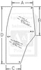 A-192003A6 Glass, Door (LH) PN: 192003A6