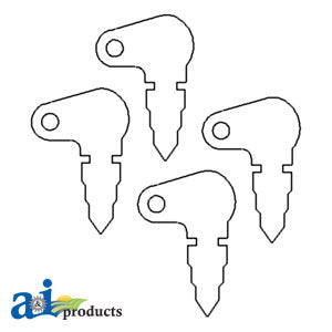 A-192922M1 Key, Ignition (4/ Set) PN: 192922M1